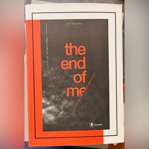 The End of Me Bible study journal - new